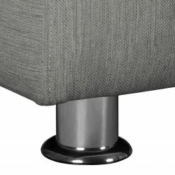 Fredriks Canapé d'angle Upwell (convertible) - Tissu structuré -loftscape Boutique ecksofa upwell mit schlaffunktion strukturstoff ottomane davorstehend links platin 5050732