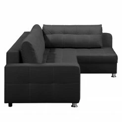 Fredriks Canapé d'angle Upwell (convertible) - Tissu structuré -loftscape Boutique ecksofa upwell mit schlaffunktion strukturstoff ottomane davorstehend rechts anthrazit 5051040