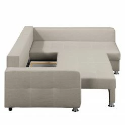Fredriks Canapé d'angle Upwell (convertible) - Tissu structuré 26 Fredriks Canapé d'angle Upwell (convertible) - Tissu structuré -loftscape Boutique ecksofa upwell mit schlaffunktion strukturstoff ottomane davorstehend rechts kies 5050860