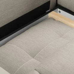 Fredriks Canapé d'angle Upwell (convertible) - Tissu structuré 33 Fredriks Canapé d'angle Upwell (convertible) - Tissu structuré -loftscape Boutique ecksofa upwell mit schlaffunktion strukturstoff ottomane davorstehend rechts kies 5050888