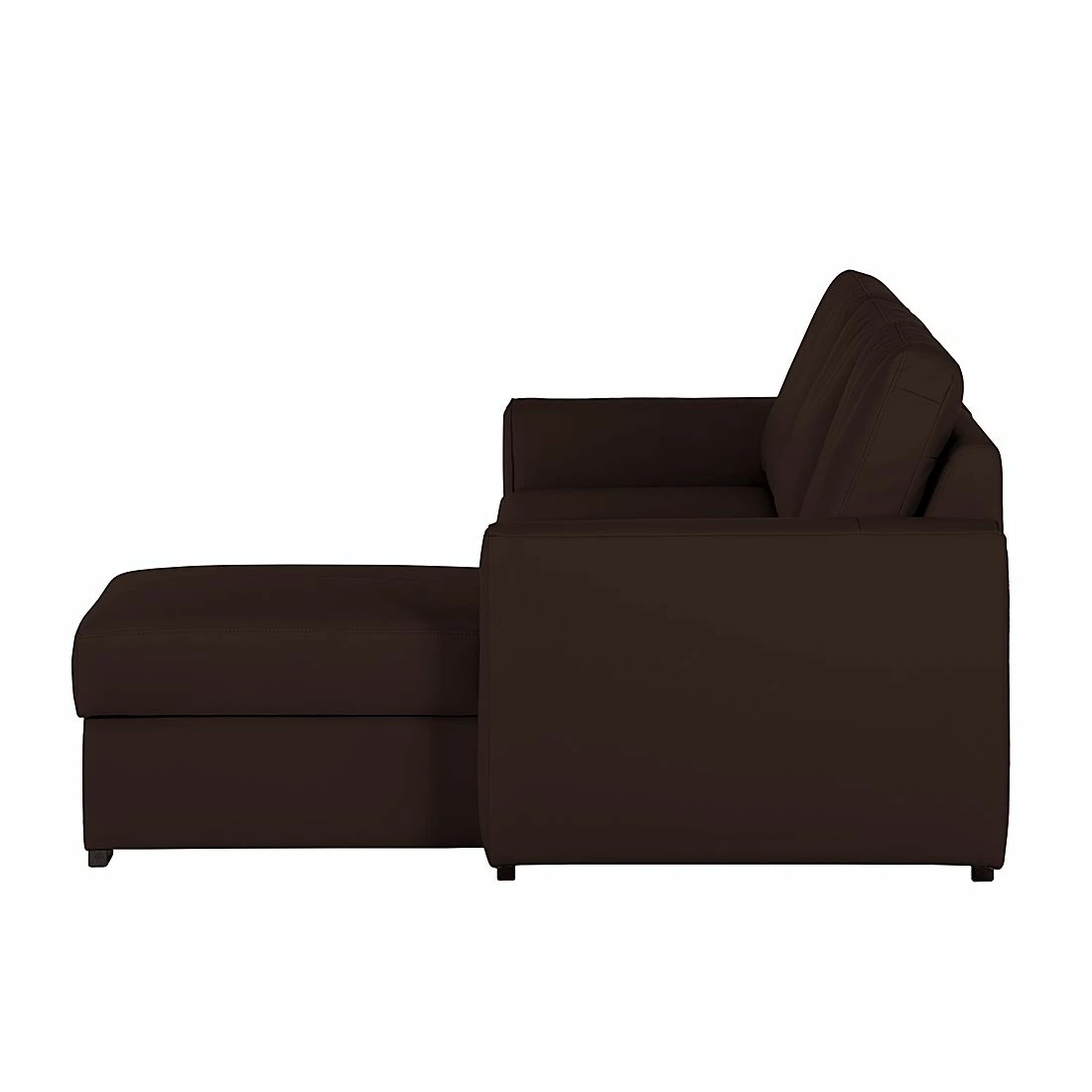 Loftscape Canapé d'angle Venezia - Avec fonction couchage - Imitation cuir - Méridienne montable à gauche et à droite - Marron 9 Loftscape Canapé d'angle Venezia - Avec fonction couchage - Imitation cuir - Méridienne montable à gauche et à droite - Marron – Image 7