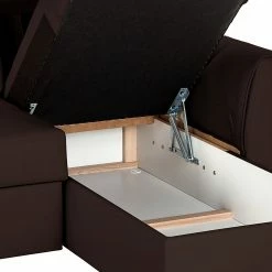 Loftscape Canapé d'angle Venezia - Avec fonction couchage - Imitation cuir - Méridienne montable à gauche et à droite - Marron 18 Loftscape Canapé d'angle Venezia - Avec fonction couchage - Imitation cuir - Méridienne montable à gauche et à droite - Marron -loftscape Boutique ecksofa venezia mit schlaffunktion kunstleder braun 253327