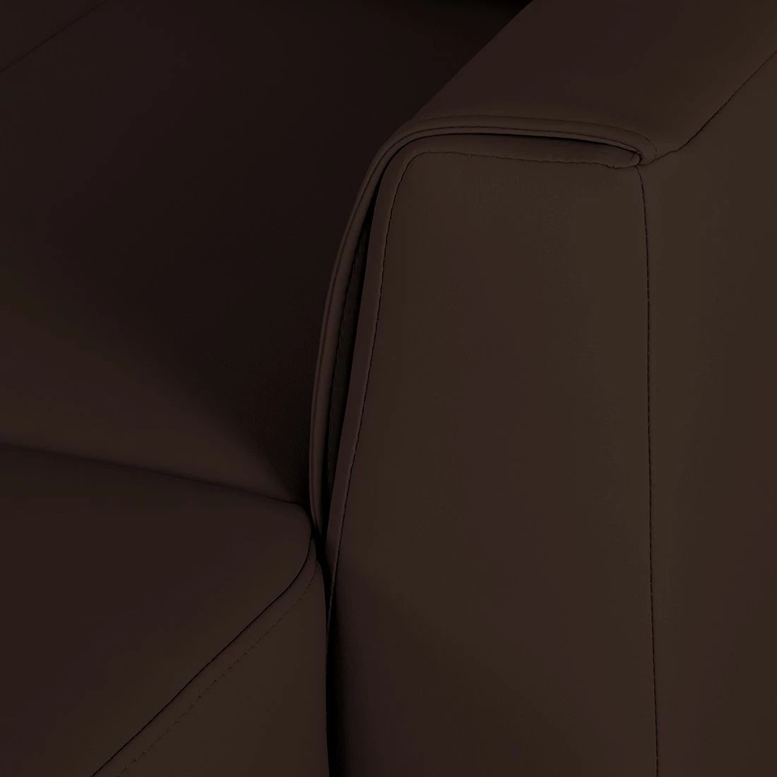Loftscape Canapé d'angle Venezia - Avec fonction couchage - Imitation cuir - Méridienne montable à gauche et à droite - Marron 14 Loftscape Canapé d'angle Venezia - Avec fonction couchage - Imitation cuir - Méridienne montable à gauche et à droite - Marron – Image 12
