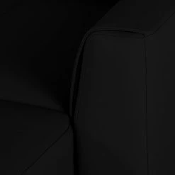 Loftscape Canapé d'angle Venezia - Avec fonction couchage - Imitation cuir - Méridienne montable à gauche et à droite - Noir -loftscape Boutique ecksofa venezia mit schlaffunktion kunstleder schwarz 257550