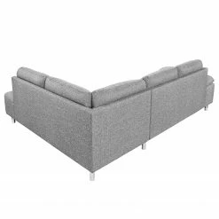 Loftscape Canapé d'angle Wasillas - Gris - Méridienne courte à droite (vue de face) - Coffre de lit - Fonction couchage 21 Loftscape Canapé d'angle Wasillas - Gris - Méridienne courte à droite (vue de face) - Coffre de lit - Fonction couchage -loftscape Boutique ecksofa wasillas webstoff longchair ottomane davorstehend rechts mit schlaffunktion grau 3477605