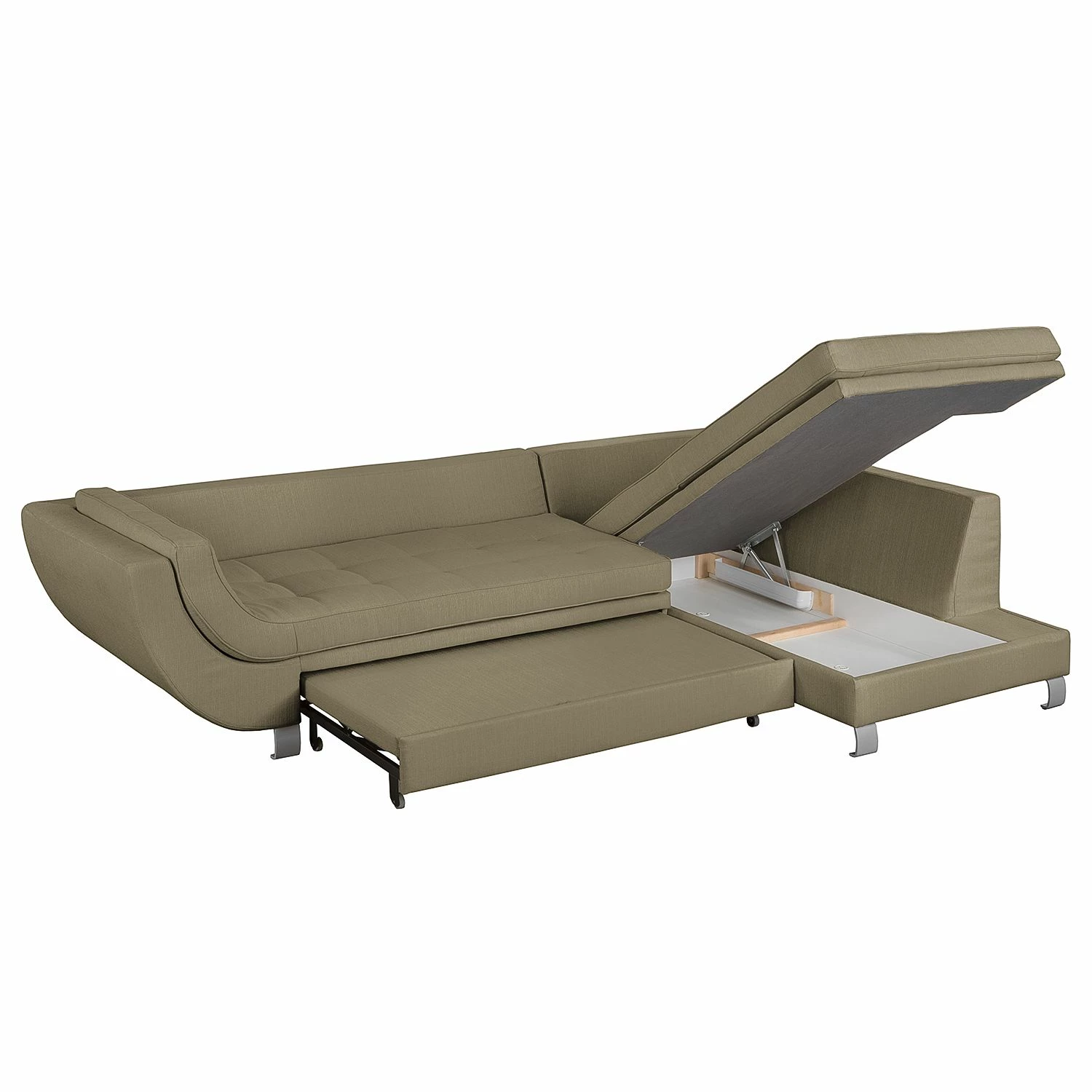 Roomscape Canapé d'angle Zechin (avec rallonge) - Latte macchiatto - Méridienne longue à droite (vue de face) 11 Roomscape Canapé d'angle Zechin (avec rallonge) - Latte macchiatto - Méridienne longue à droite (vue de face) – Image 9