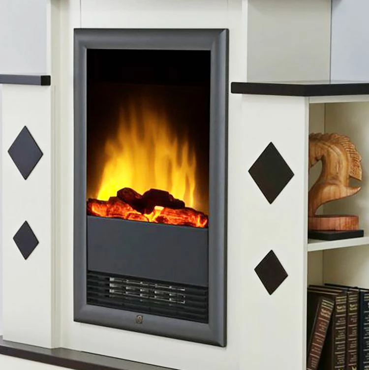 Montreux Cheminée électrique Calabria - Blanc cassé / Brun Havanne 7 Montreux Cheminée électrique Calabria - Blanc cassé / Brun Havanne – Image 5