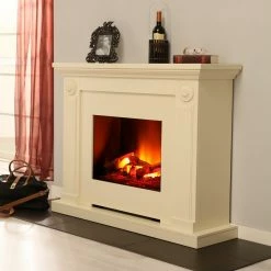 Montreux Cheminée électrique Ferla - Blanc crème -loftscape Boutique elektrokamin ferla cremeweiss 3476225
