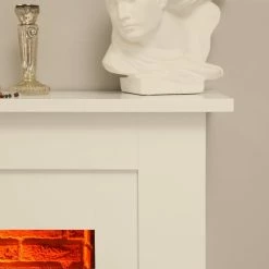 Montreux Cheminée électrique Suares - Blanc -loftscape Boutique elektrokamin suares weiss 3476261