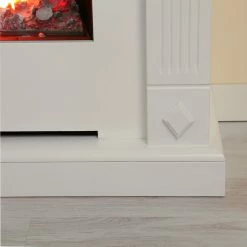 Montreux Cheminée électrique Walcott - Blanc brillant -loftscape Boutique elektrokamin walcott brilliantweiss 4135904