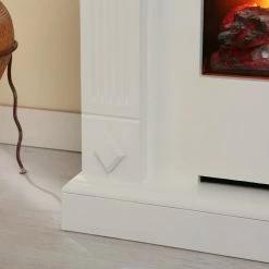 Montreux Cheminée électrique Walcott - Blanc brillant -loftscape Boutique elektrokamin walcott brilliantweiss 4135912