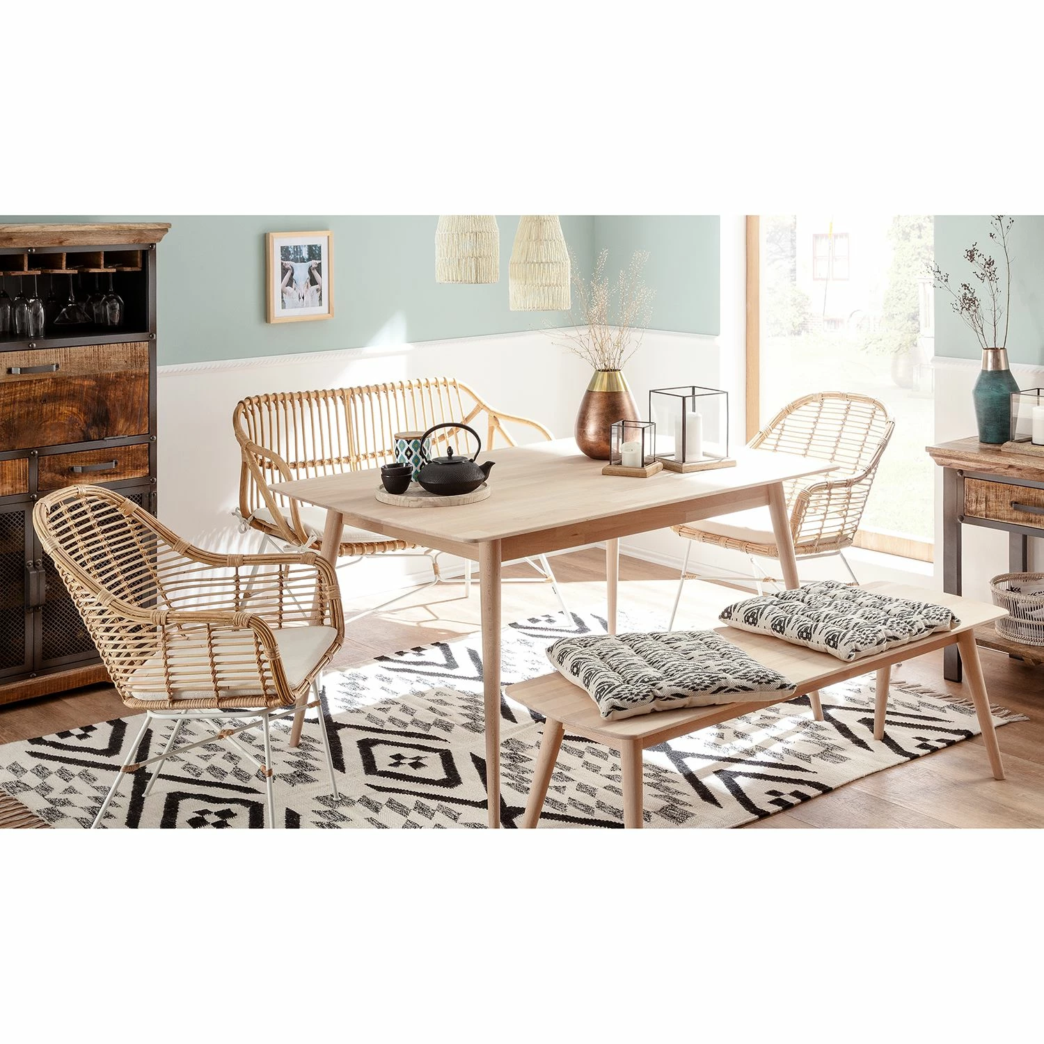 Ars manufacti Console Hunter - Manguier massif / Métal - Manguier / Gris bleu 8 Ars manufacti Console Hunter - Manguier massif / Métal - Manguier / Gris bleu – Image 6