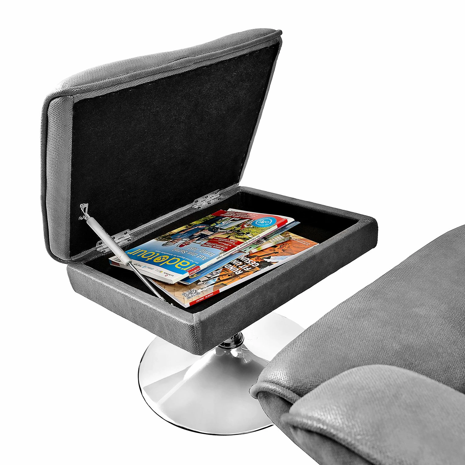 Modoform Fauteuil de massage Wilber - Aspect cuir vieilli - Basalte 6 Modoform Fauteuil de massage Wilber - Aspect cuir vieilli - Basalte – Image 4