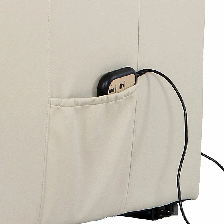 Modoform Fauteuil TV Charly - Imitation cuir - Crème 9 Modoform Fauteuil TV Charly - Imitation cuir - Crème – Image 7