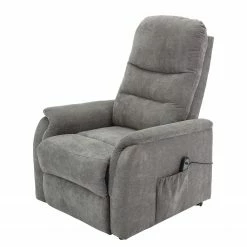 Modoform Fauteuil TV Coroma - Microfibre - Gris