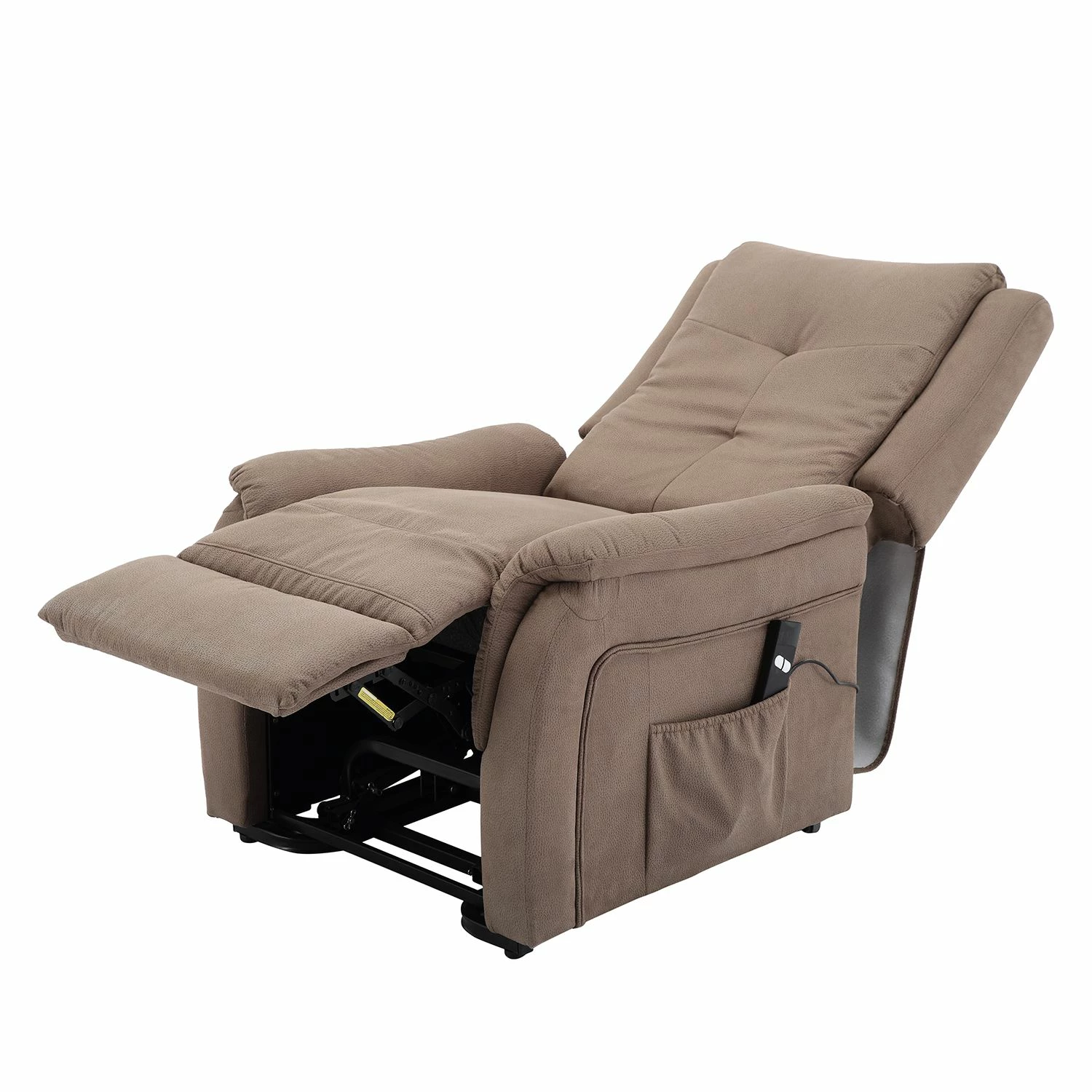 Modoform Fauteuil TV Crespo - Microfibre - Marron clair 5 Modoform Fauteuil TV Crespo - Microfibre - Marron clair – Image 3