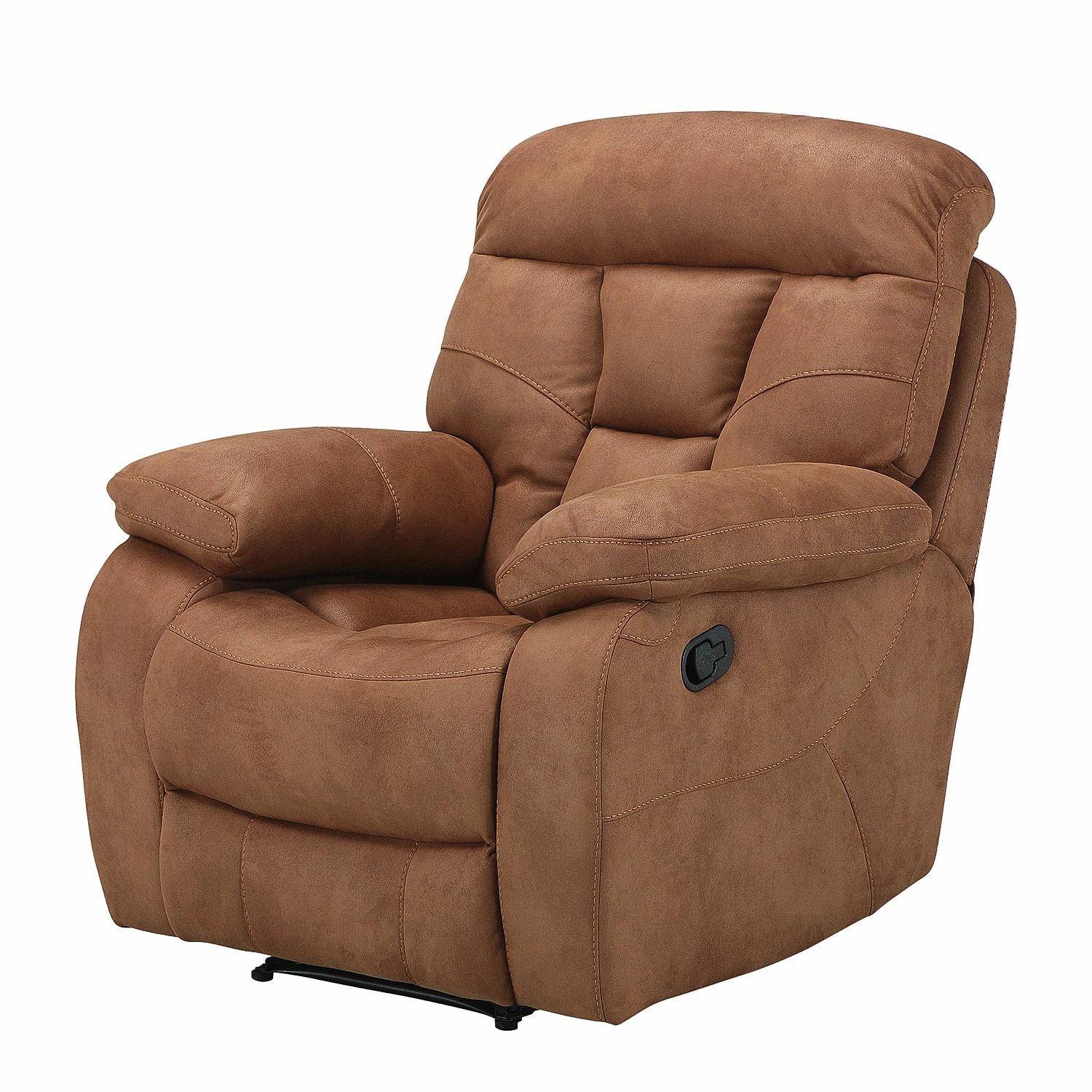 Modoform Fauteuil TV (fonction relaxation) - Microfibre - Marron clair 3 Modoform Fauteuil TV (fonction relaxation) - Microfibre - Marron clair