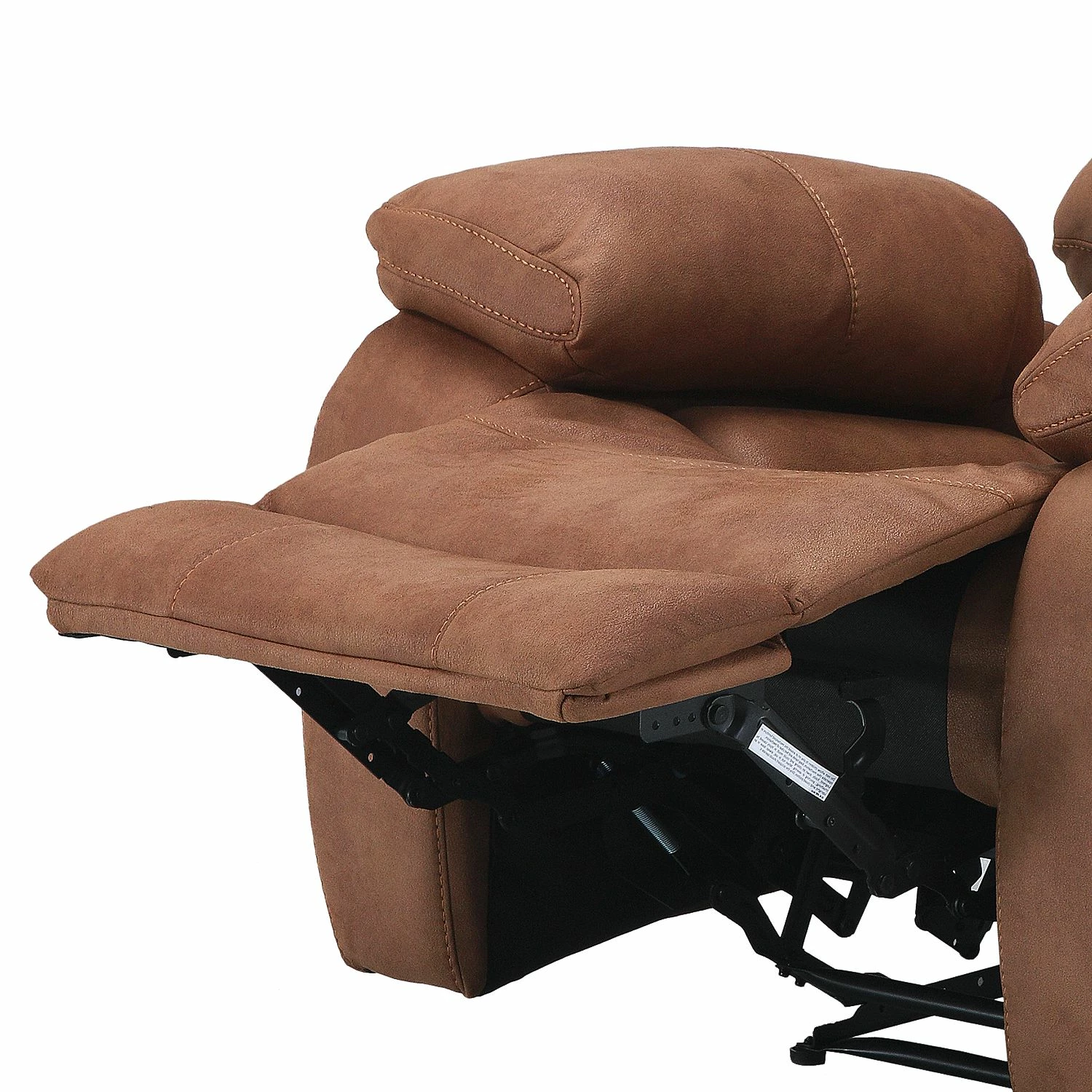 Modoform Fauteuil TV (fonction relaxation) - Microfibre - Marron clair 7 Modoform Fauteuil TV (fonction relaxation) - Microfibre - Marron clair – Image 5