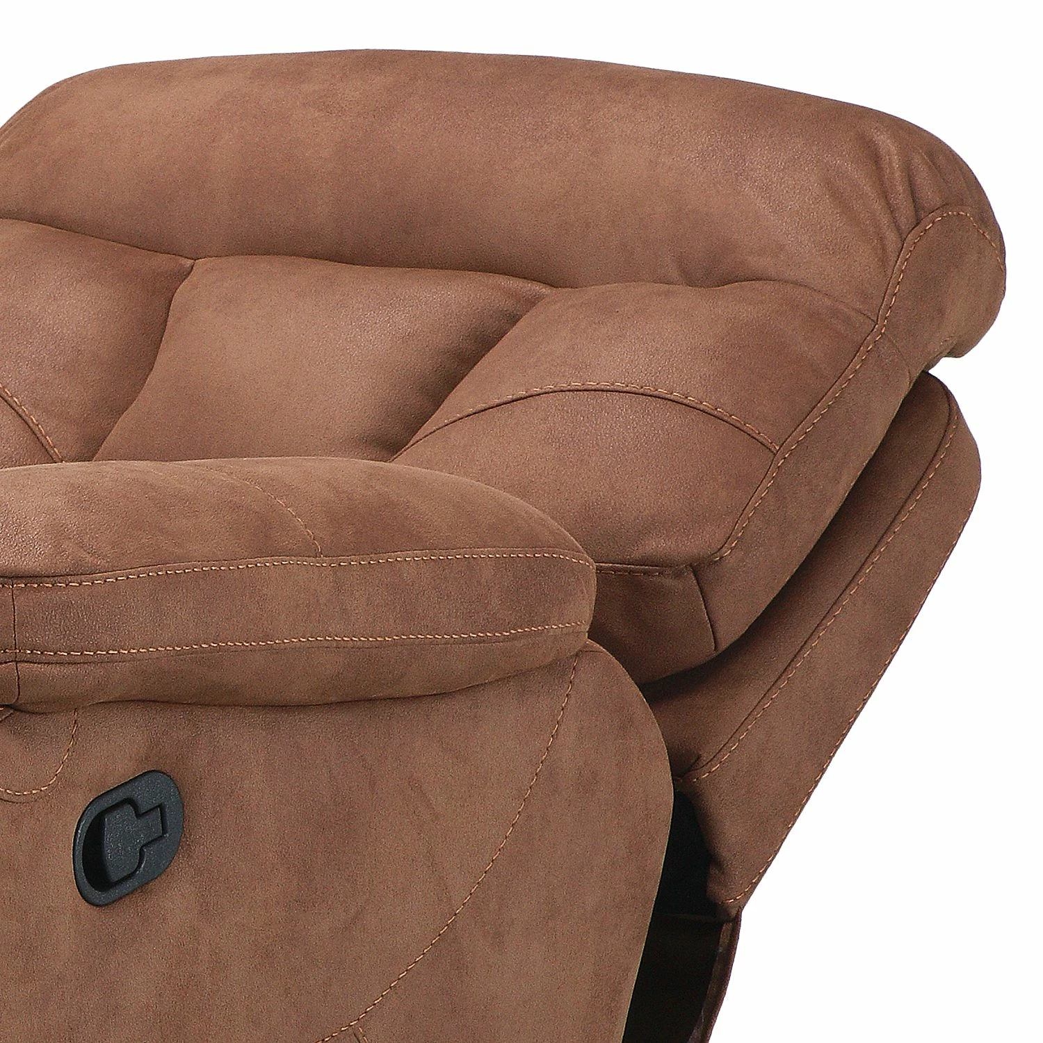 Modoform Fauteuil TV (fonction relaxation) - Microfibre - Marron clair 8 Modoform Fauteuil TV (fonction relaxation) - Microfibre - Marron clair – Image 6