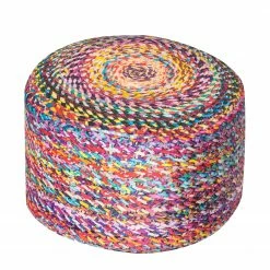 SITTING POINT Repose-pieds DotCom Knotted - Tissu - Multicolore