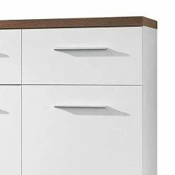 Germania Commode d'entrée Texture - Blanc / Imitation chêne de Sonoma 7 Germania Commode d'entrée Texture - Blanc / Imitation chêne de Sonoma -loftscape Boutique garderobenkommode texture weiss sonoma eiche dekor 301688