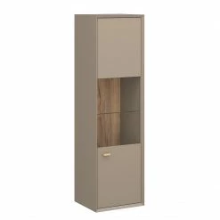 Germania Vitrine suspendue Calvi - Gris minéral / Imitation chêne de Navarra -loftscape Boutique germania calvi 18 04 2016 4083952