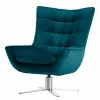 Fredriks Fauteuil Chassy Microfibre - Bleu pétrole - Sans repose-pieds -loftscape Boutique gutmann 20 07 16 4105992