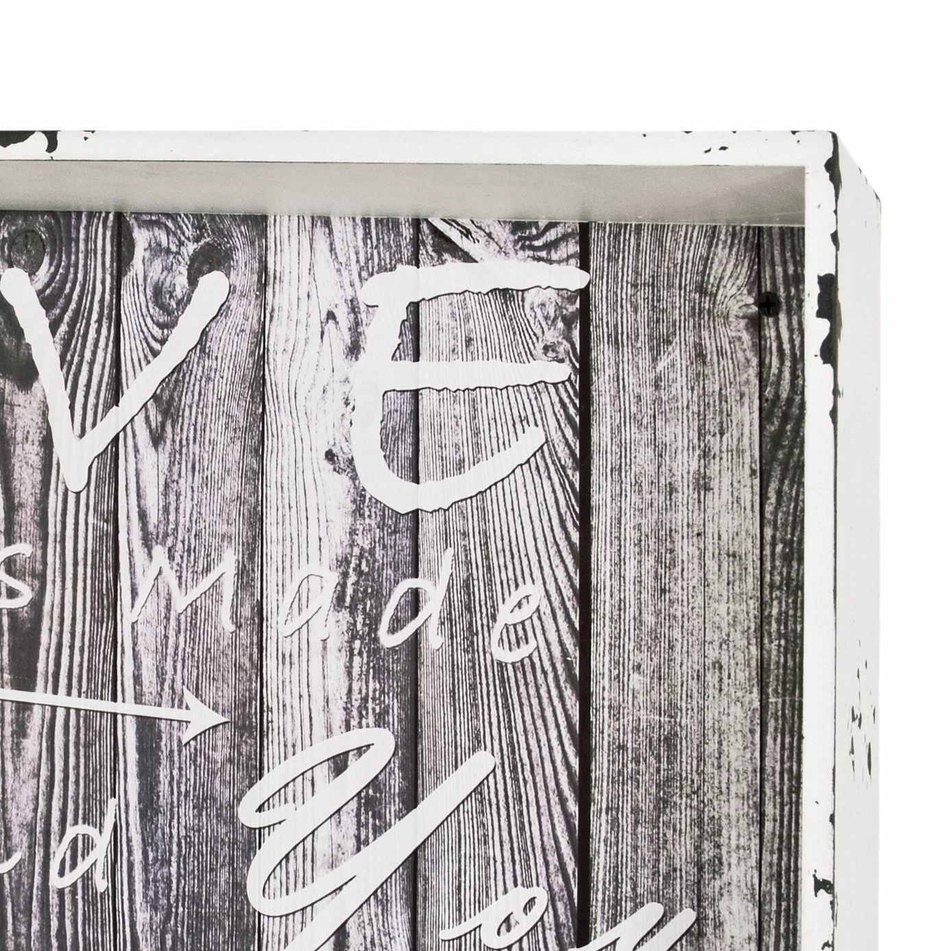 Home Design Étagère suspendue Alexis - Anthracite / Blanc vintage 4 Home Design Étagère suspendue Alexis - Anthracite / Blanc vintage – Image 2