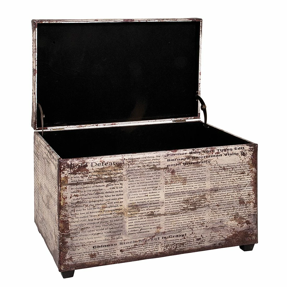 Home Design Coffre Rupert Vintage - Imitation cuir 5 Home Design Coffre Rupert Vintage - Imitation cuir – Image 3