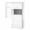 Loftscape Buffet Kushiro III - Porte en verre à droite 2 Loftscape Buffet Kushiro III - Porte en verre à droite -loftscape Boutique highboard arco iii hochglanz weiss grau glastuer rechts 4711276