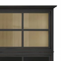 Maison Belfort Buffet haut Azjana - Noir / Pin crème -loftscape Boutique highboard azjana pinie teilmassiv 3394413