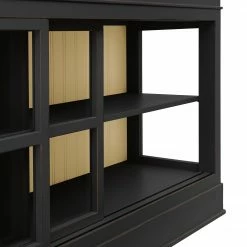 Maison Belfort Buffet haut Azjana - Noir / Pin crème -loftscape Boutique highboard azjana pinie teilmassiv 3394421