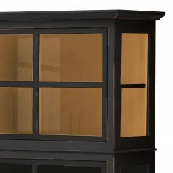 Maison Belfort Buffet haut Azjana - Noir / Pin couleur miel 14 Maison Belfort Buffet haut Azjana - Noir / Pin couleur miel -loftscape Boutique highboard azjana pinie teilmassiv 3394441