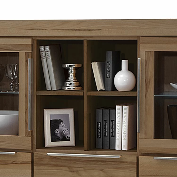 Ars Natura Buffet haut Pia II - Chêne sauvage massif huilé - Sans éclairage 6 Ars Natura Buffet haut Pia II - Chêne sauvage massif huilé - Sans éclairage – Image 4