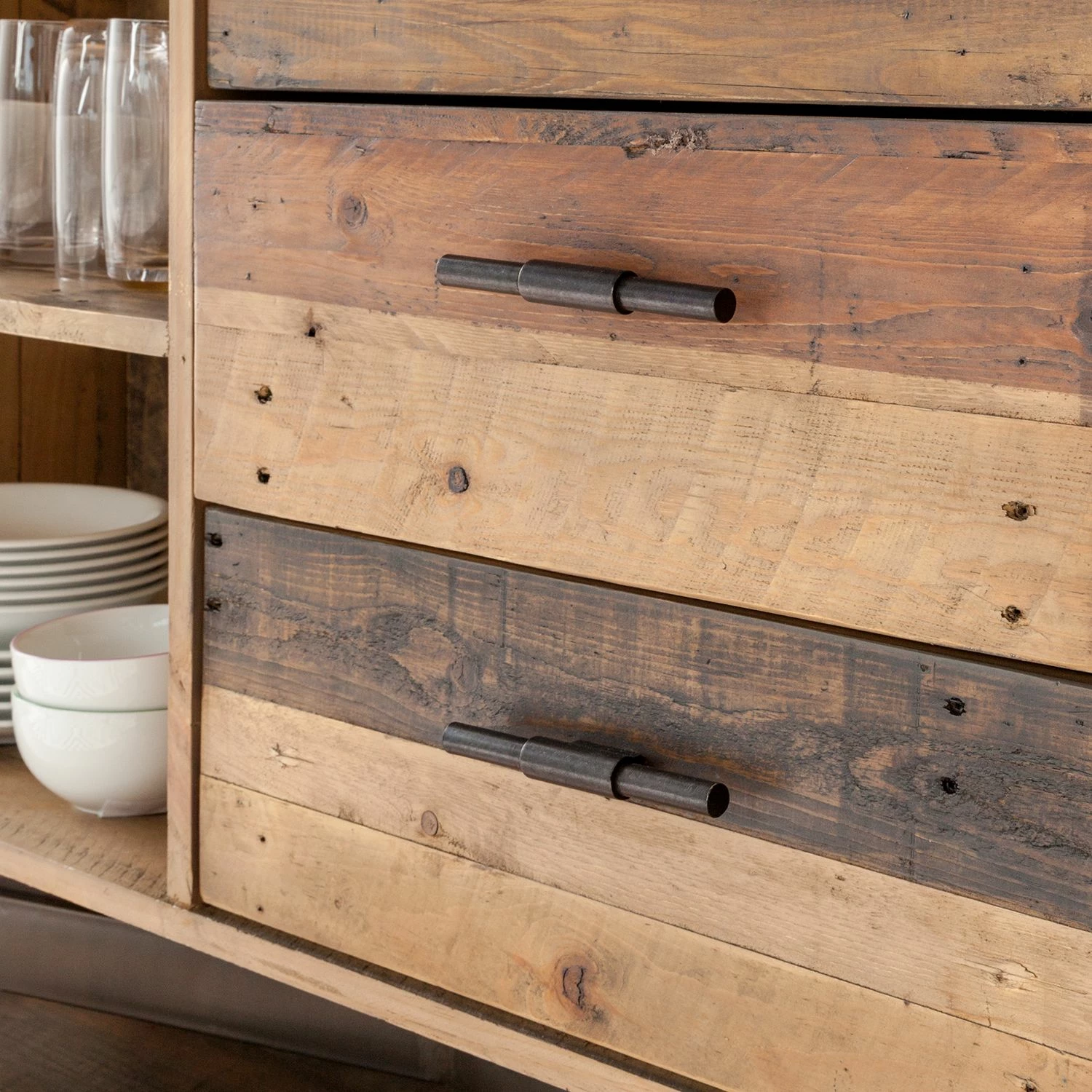 Ars manufacti Buffet haut Tamati - Pin parasol massif 10 Ars manufacti Buffet haut Tamati - Pin parasol massif – Image 8