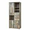 Red Living Armoire Tapara - Marron / Gris 1 Red Living Armoire Tapara - Marron / Gris -loftscape Boutique hochkommode tapara i braun grau 4383776