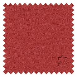 Fredriks Repose-pieds Masca - Cuir véritable rouge carmin -loftscape Boutique hocker masca echtleder kaminrot 445136