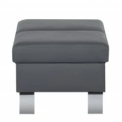 Loftscape Repose-pieds Peillon - Cuir véritable - Gris foncé 23 Loftscape Repose-pieds Peillon - Cuir véritable - Gris foncé -loftscape Boutique hocker peillon echtleder dunkelgrau 403550