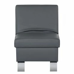 Loftscape Repose-pieds Peillon - Cuir véritable - Gris foncé 21 Loftscape Repose-pieds Peillon - Cuir véritable - Gris foncé -loftscape Boutique hocker peillon echtleder dunkelgrau 403552