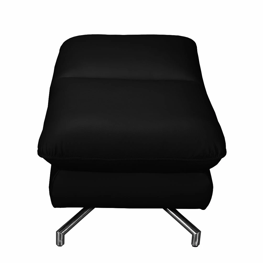 Loftscape Repose-pieds Sharon - Cuir véritable - Noir 4 Loftscape Repose-pieds Sharon - Cuir véritable - Noir – Image 2