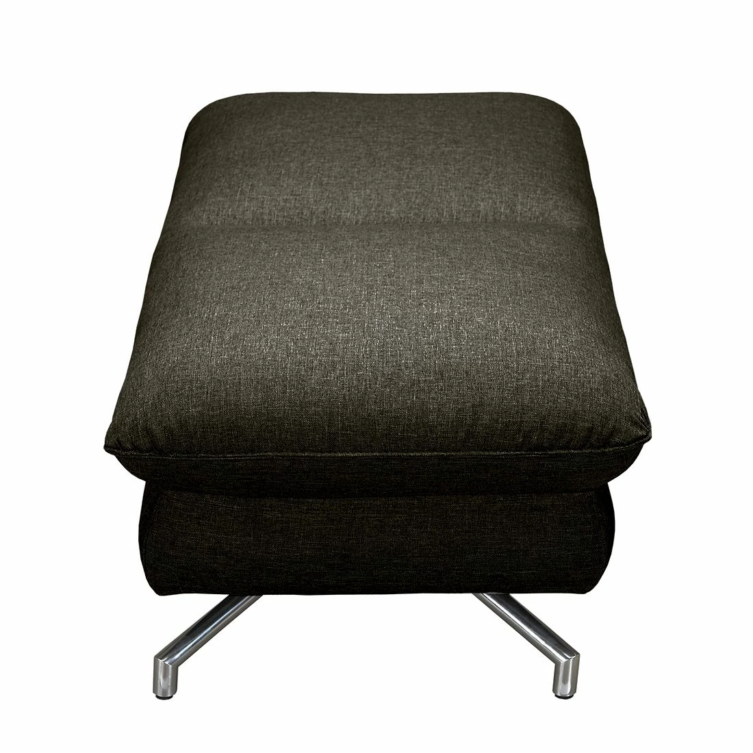 Loftscape Repose-pieds Sharon - Tissu marron-noir 4 Loftscape Repose-pieds Sharon - Tissu marron-noir – Image 2