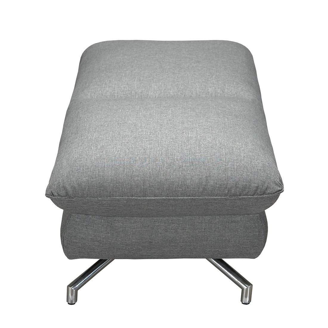 Loftscape Repose-pieds Sharon - Tissu gris 4 Loftscape Repose-pieds Sharon - Tissu gris – Image 2