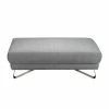 Loftscape Repose-pieds Silvano - Tissu - Gris -loftscape Boutique hocker silvano webstoff grau 454352