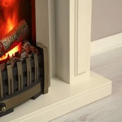 Montreux Cheminée électrique Houston - Blanc crème -loftscape Boutique houston elektrokamin cremeweiss 4168684