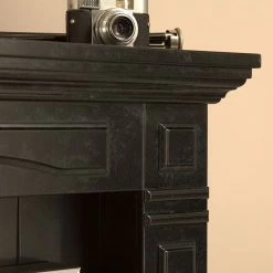 Montreux Cheminée électrique Houston - Noir / gris marbré -loftscape Boutique houston elektrokamin schwarz grau marmoriert 4168464