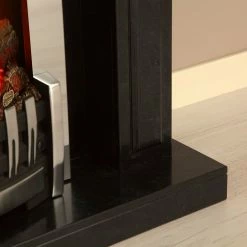 Montreux Cheminée électrique Houston - Noir / gris marbré -loftscape Boutique houston elektrokamin schwarz grau marmoriert 4168492