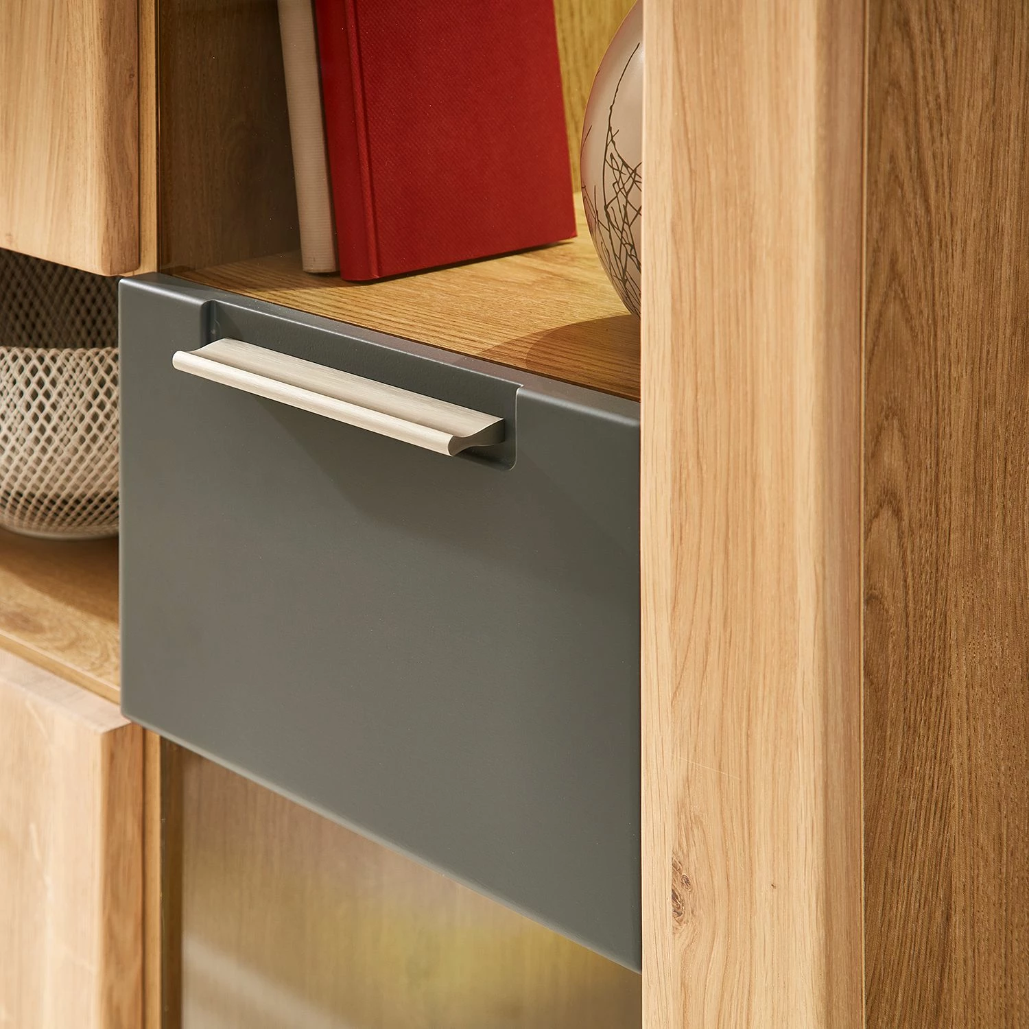 Naturoo Ensemble de meubles Macoun (4 éléments) - Avec éclairage - Partiellement en chêne sauvage massif 12 Naturoo Ensemble de meubles Macoun (4 éléments) - Avec éclairage - Partiellement en chêne sauvage massif – Image 10