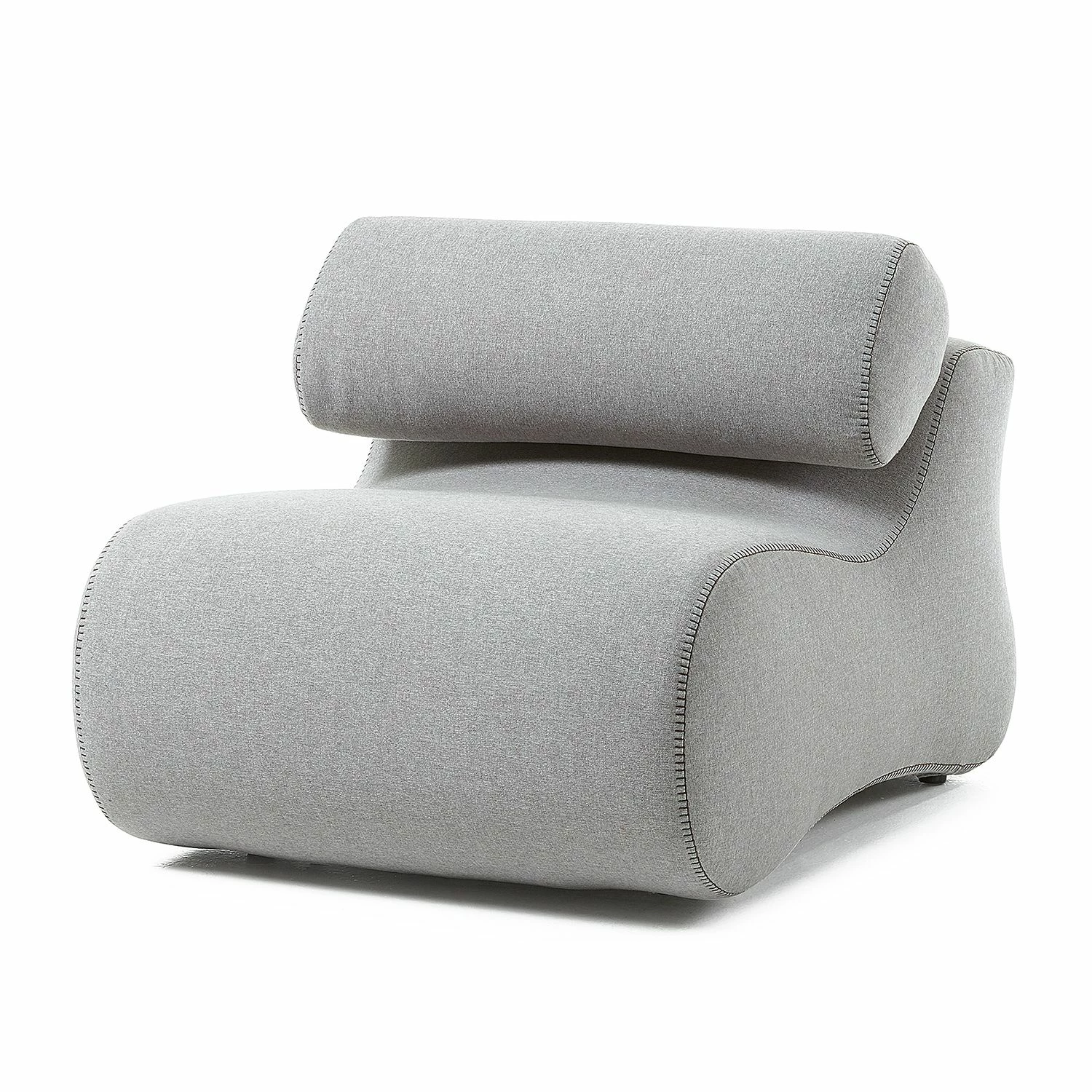 Fredriks Fauteuil Coppull Tissu - Gris clair 5 Fredriks Fauteuil Coppull Tissu - Gris clair – Image 3