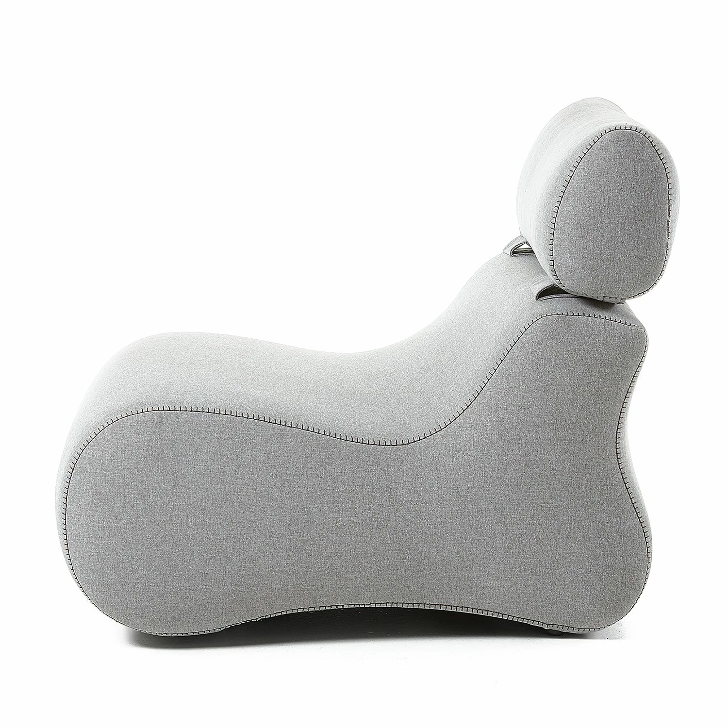 Fredriks Fauteuil Coppull Tissu - Gris clair 6 Fredriks Fauteuil Coppull Tissu - Gris clair – Image 4