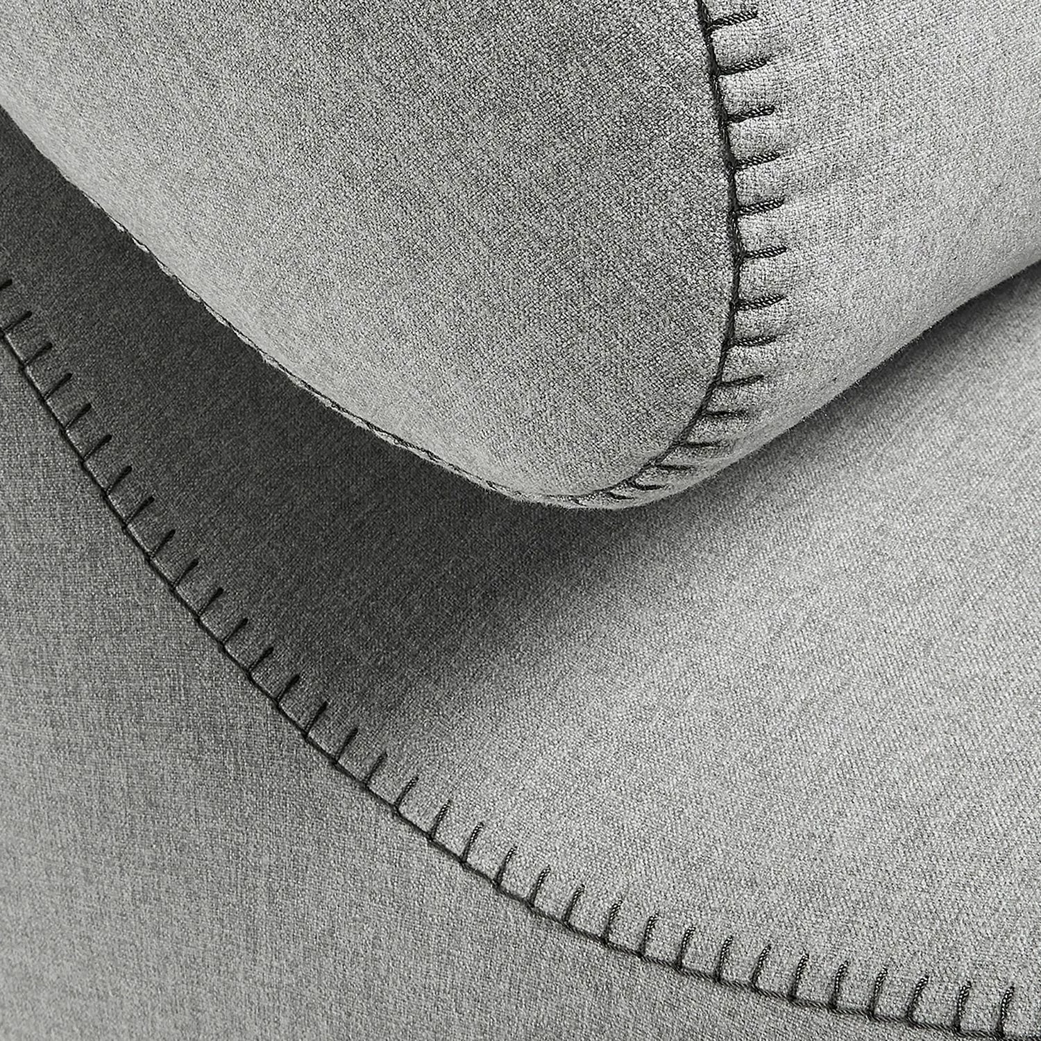 Fredriks Fauteuil Coppull Tissu - Gris clair 10 Fredriks Fauteuil Coppull Tissu - Gris clair – Image 8